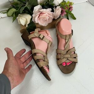 Beige Strappy Sandals